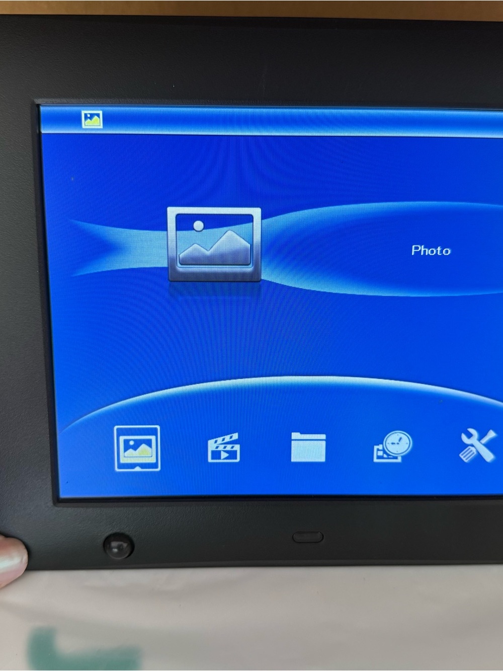 Motion Sensor Digital Photo Frame - Black - Picture 3 of 3